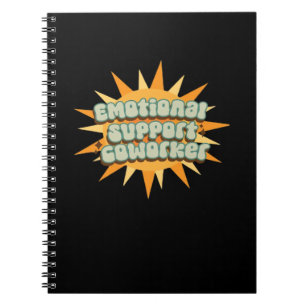 Emotional Help Coworker Classic Chill Funny Notebook