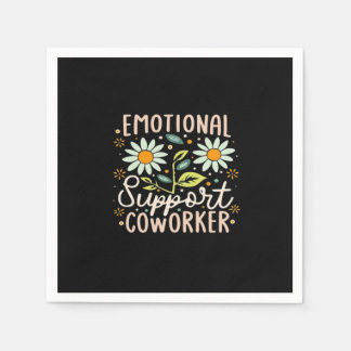 Emotional Help Coworker Classic Chill Meme Napkins