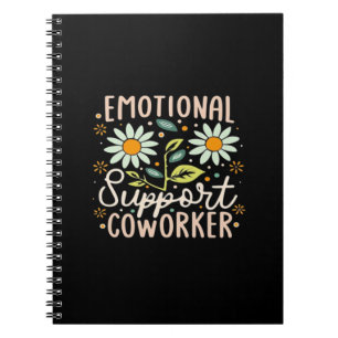 Emotional Help Coworker Classic Chill Meme Notebook