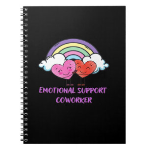 Emotional Help Coworker Classic Cute Notebook