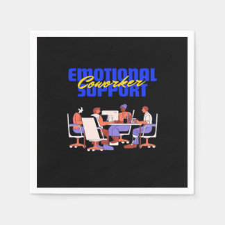 Emotional Help Coworker Classic For Funny Meme Napkins
