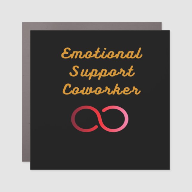 Emotional Help Coworker - Classic Labor Day Car Magnet (Front)