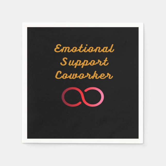 Emotional Help Coworker - Classic Labor Day Napkins (Front)