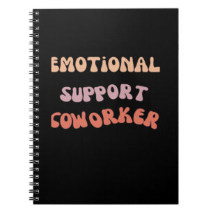 Emotional Help Coworker Classic Meme Notebook