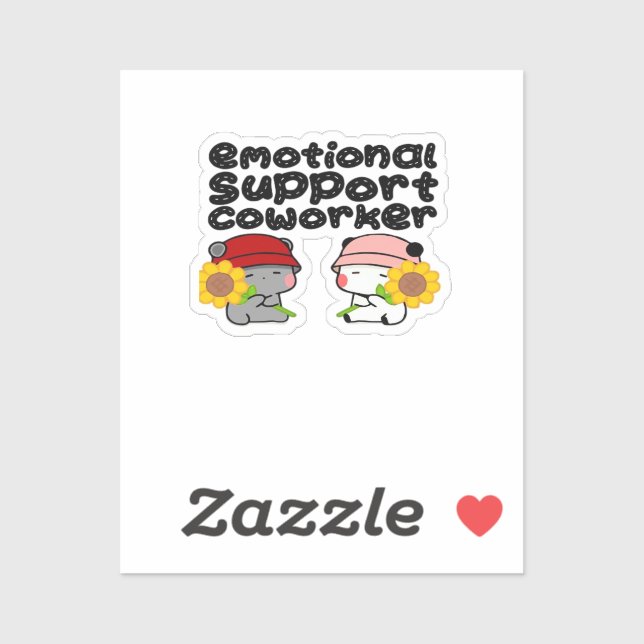 Emotional Help Coworker Classic Sticker (Sheet)