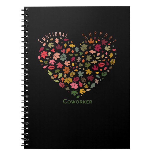 Emotional Help Coworker Classic Trending Meme Notebook (Front)