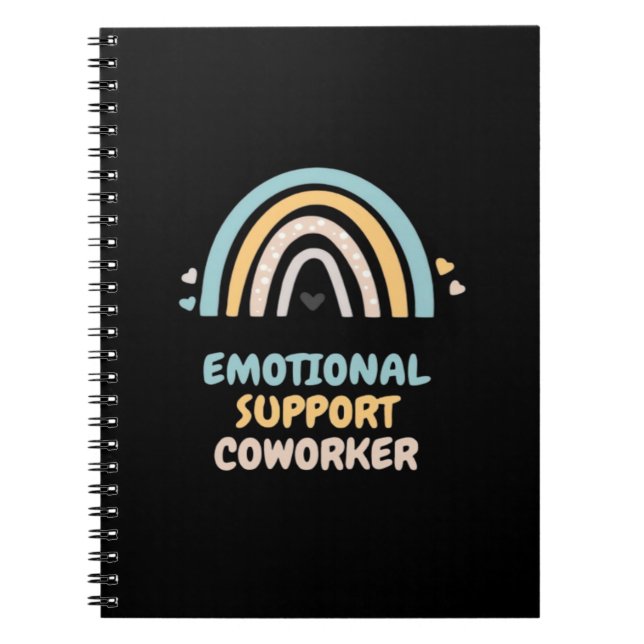 Emotional Help Coworker Classic Viral Meme and Chi Notebook (Front)