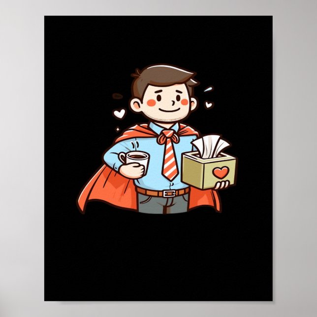 Emotional Help Coworker Classic Viral Meme Poster (Front)