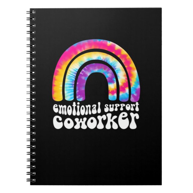 Emotional Help Coworker Classic - Work Bestie Notebook (Front)