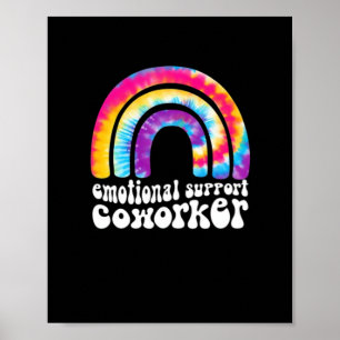 Emotional Help Coworker Classic - Work Bestie Poster