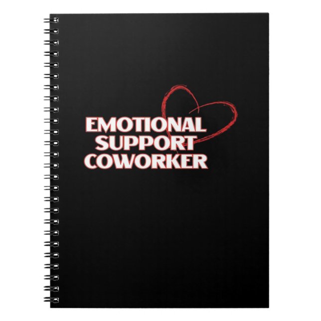 Emotional Help Coworker Classic - Work Bestie Vira Notebook (Front)