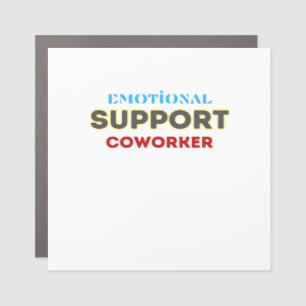 Emotional Help Coworker, Coworker Gift, Coworker F Car Magnet