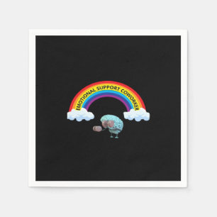 Emotional Help Coworker, Coworkers, Emotional Supp Napkins