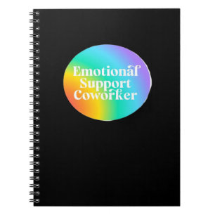 Emotional Help Coworker  Funny Notebook