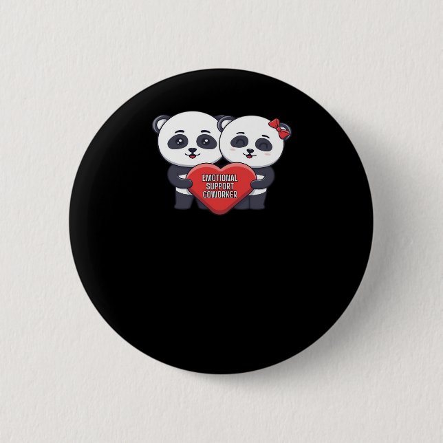 Emotional Help Coworker Gift For Loved Classic Button (Front)