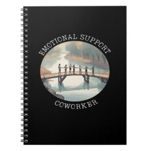 Emotional Help Coworker Motivational Companion Notebook