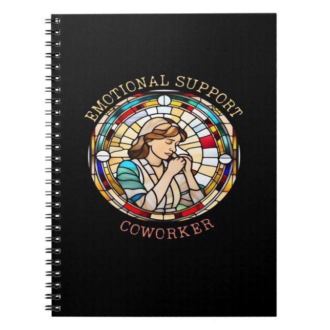 Emotional Help Coworker Uplifting Coworker Vibes  Notebook (Front)