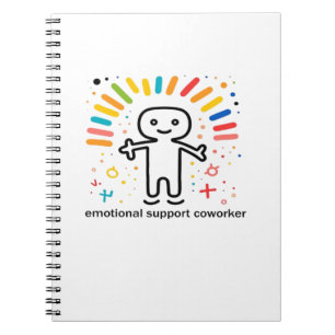 Emotional Help Coworker Viral Notebook