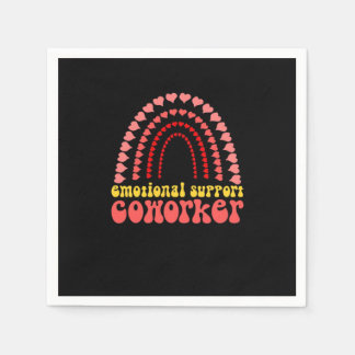Emotional Help Coworker Work Bestie Classic Napkins