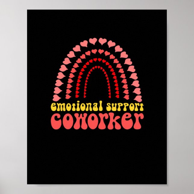 Emotional Help Coworker  Work Bestie Classic Poster (Front)