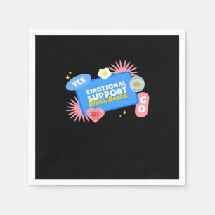Emotional Help Coworker - Work Bestie Office Gift  Napkins