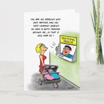 Emotional Rescue Card by bad_Onions at Zazzle