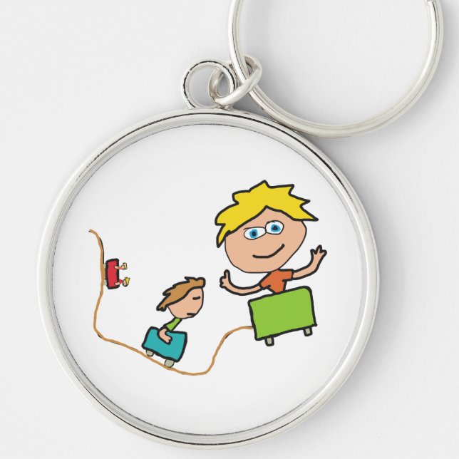 Emotional Roller Coaster Keychain (Front)