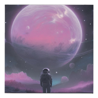 Emotional Spac Faux Canvas Print