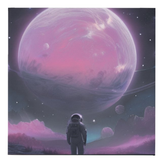 Emotional Spac Faux Canvas Print (Front)