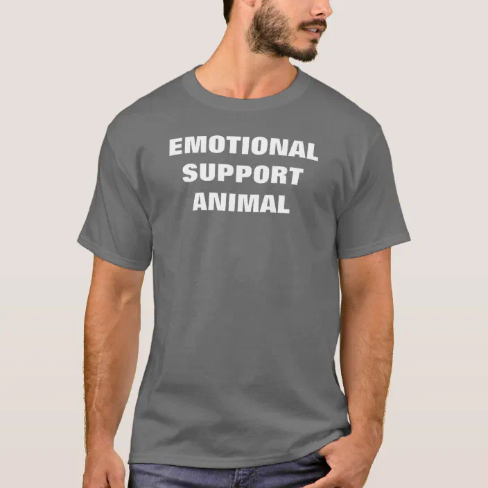 Emotional support animal t shirt Clearance