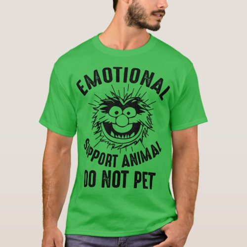Emotional Support Animal Worn T_Shirt
