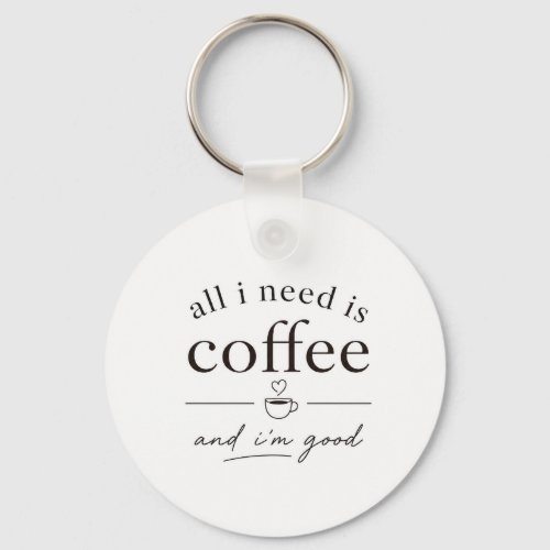 Emotional Support Bag | Minimalist Typography Tote Keychain