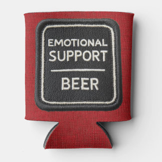 Emotional Support Beer - Beer Can Thermal Sleeve Can Cooler