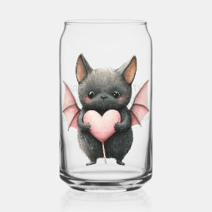 Emotional Support Beverage Bat‑itude Can Glass C