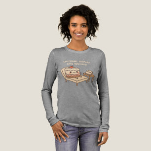 Emotional Support Cake Required Tri-Blend Shirt