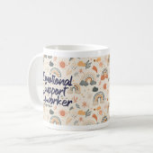 Emotional Support Coworker Mug. Coworker Gift Coffee Mug (Front Left)