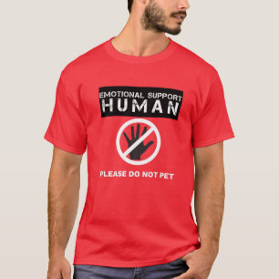 Emotional Support Human Halloween Costume T-Shirt