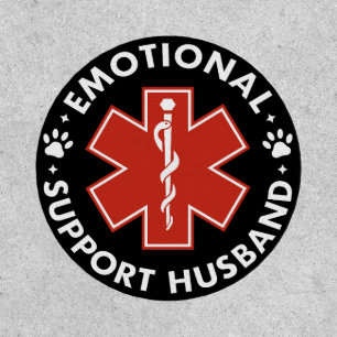 Emotional Support Husband Do Not Pet Patch