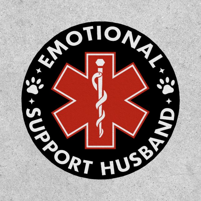 Emotional Support Husband Do Not Pet Patch (Front)