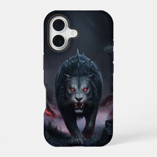 Emotional Support Panther (Do Not Pet) iPhone Case (Back)
