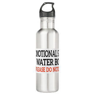 Emotional Support - PLEASE DO NOTE PET Stainless Steel Water Bottle