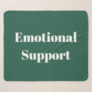 Emotional Support Sherpa Blanket