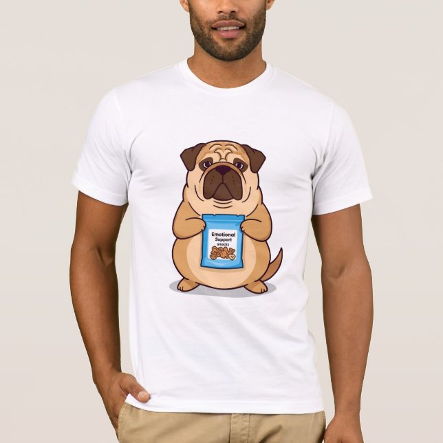 Emotional Support Snack Dealer T-Shirt (Front)