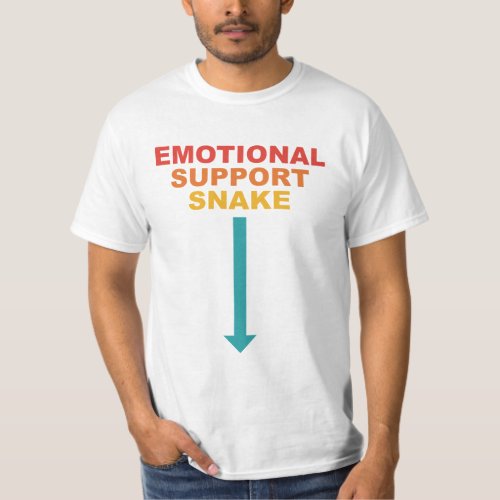 Emotional Support Snake T_Shirt