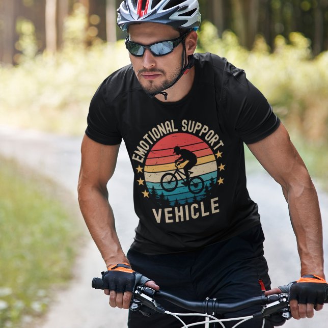 Emotional Support Vehicle - Funny Cycling  T-Shirt (Creator Uploaded)