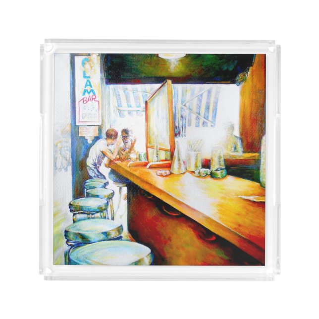 Emotional to Motivate, Logic to Justify Acrylic Tray (Front)