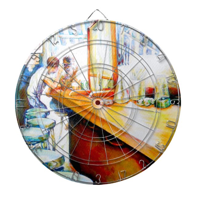 Emotional to Motivate, Logic to Justify Dart Board (Front)