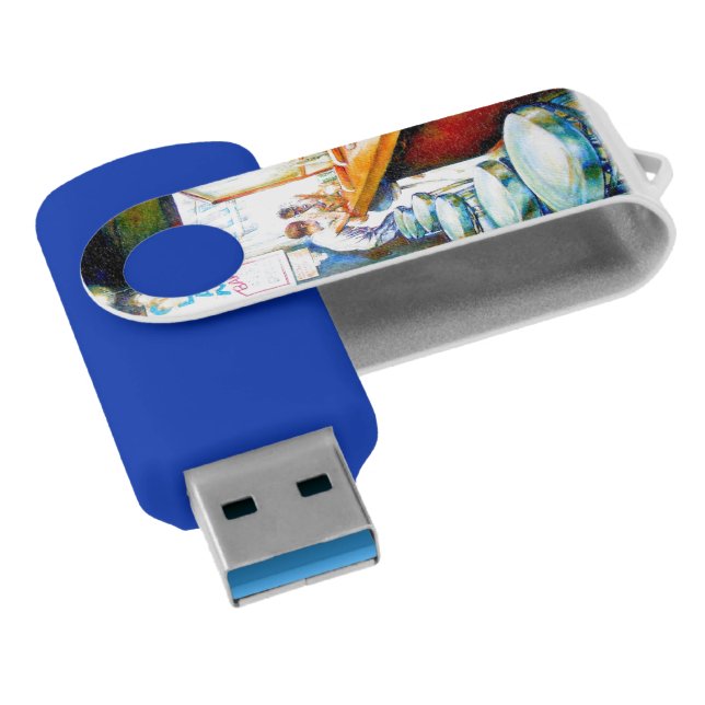 Emotional to Motivate, Logic to Justify Flash Drive (Angled)