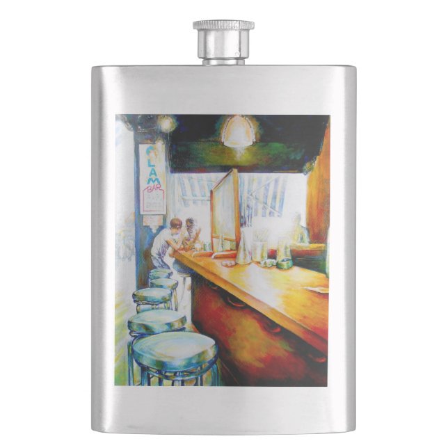 Emotional to Motivate, Logic to Justify Flask (Front)