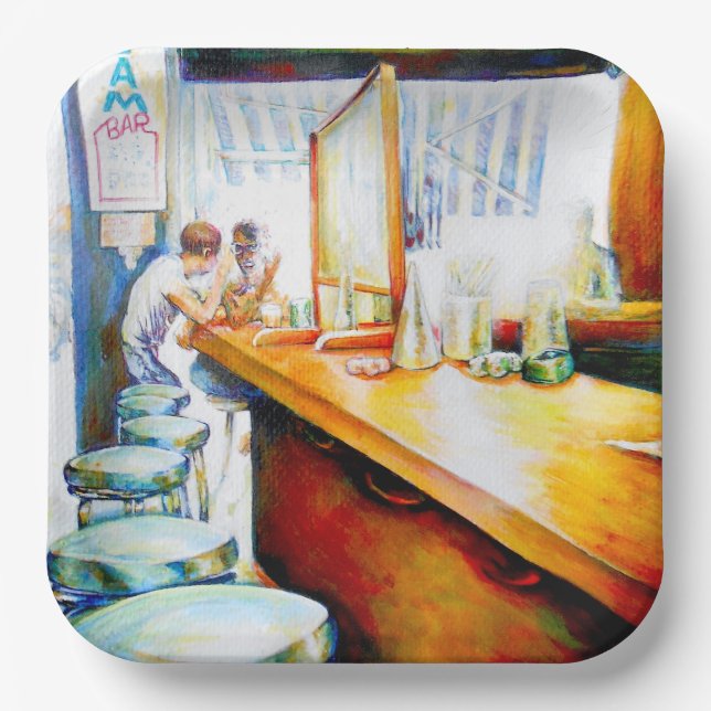 Emotional to Motivate, Logic to Justify Paper Plates (Front)